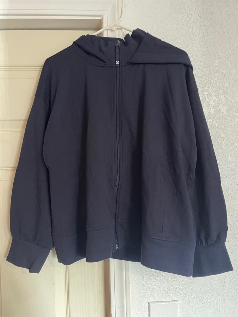 Talbots Navy Lightweight Zip Front Shirt Jacket 1X NWT